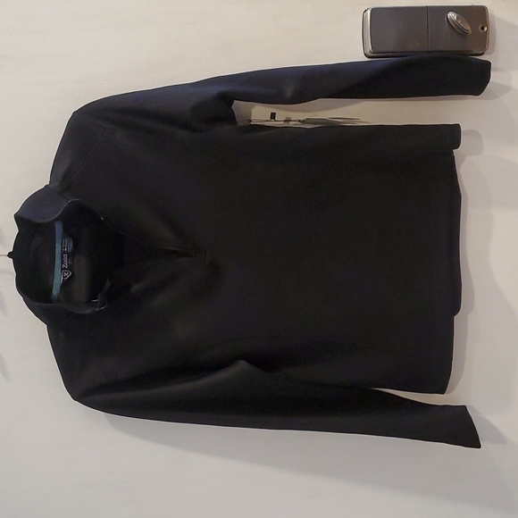 Zusa Black Influencer Quarter Pullover S NWT *flaw zipper - Picture 6 of 9